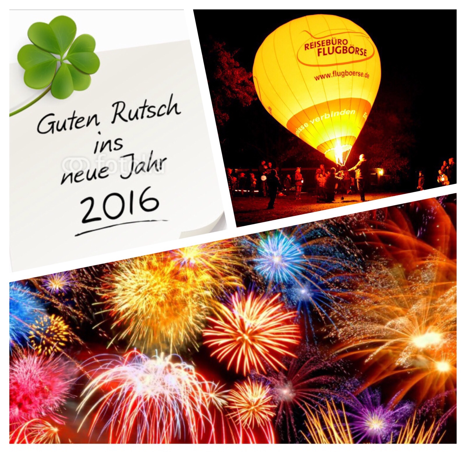 Guten Rutsch Silvester 2016 Ballon